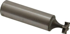 Keo - 3/8" Diam x 3/32" Face Width, High Speed Steel, 6 Teeth, Shank Connection Woodruff Keyseat Cutter - Uncoated, 2-3/32" OAL x 1/2" Shank, Staggered Teeth, ANSI 303, Old Standard 212 - Industrial Tool & Supply