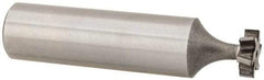 Keo - 3/8" Diam x 1/8" Face Width, High Speed Steel, 6 Teeth, Shank Connection Woodruff Keyseat Cutter - Uncoated, 2-1/8" OAL x 1/2" Shank, Staggered Teeth, ANSI 403, Old Standard 213 - Industrial Tool & Supply