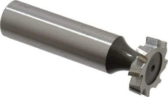 Keo - 3/4" Diam x 5/32" Face Width, High Speed Steel, 8 Teeth, Shank Connection Woodruff Keyseat Cutter - Uncoated, 2-5/32" OAL x 1/2" Shank, Staggered Teeth, ANSI 506, Old Standard 8 - Industrial Tool & Supply