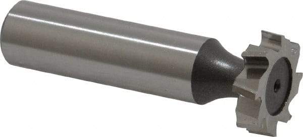 Keo - 3/4" Diam x 3/16" Face Width, High Speed Steel, 8 Teeth, Shank Connection Woodruff Keyseat Cutter - Uncoated, 2-3/16" OAL x 1/2" Shank, Staggered Teeth, ANSI 606, Old Standard 9 - Industrial Tool & Supply