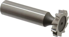 Keo - 7/8" Diam x 5/32" Face Width, High Speed Steel, 10 Teeth, Shank Connection Woodruff Keyseat Cutter - Uncoated, 2-5/32" OAL x 1/2" Shank, Staggered Teeth, ANSI 507, Old Standard 10 - Industrial Tool & Supply