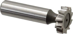 Keo - 7/8" Diam x 7/32" Face Width, High Speed Steel, 10 Teeth, Shank Connection Woodruff Keyseat Cutter - Uncoated, 2-7/32" OAL x 1/2" Shank, Staggered Teeth, ANSI 707, Old Standard 12 - Industrial Tool & Supply