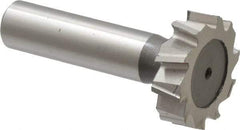 Keo - 1-1/8" Diam x 5/16" Face Width, High Speed Steel, 10 Teeth, Shank Connection Woodruff Keyseat Cutter - Uncoated, 2-5/16" OAL x 1/2" Shank, Staggered Teeth, ANSI 1009, Old Standard C - Industrial Tool & Supply