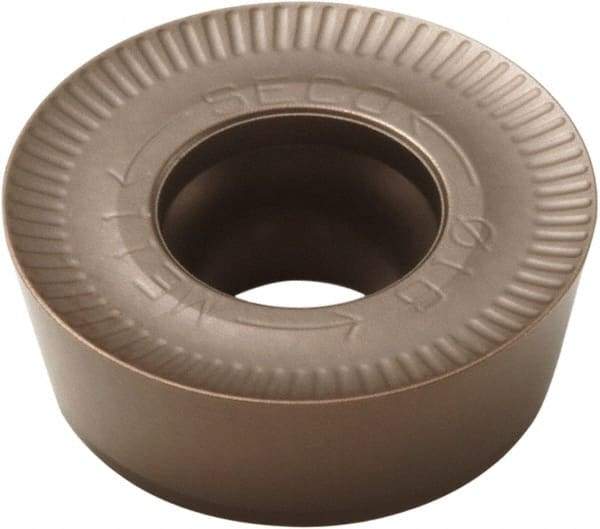 Seco - RPHT2006M0 ME12 Grade T350M Carbide Milling Insert - TiCN/Al2O3 Finish, 1/4" Thick, 0.787" Inscribed Circle - Industrial Tool & Supply