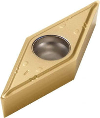 Seco - VBMT332 F1 Grade TS2000 Carbide Turning Insert - TiAlN/TiN Finish, 35° Diamond, 3/8" Inscr Circle, 3/16" Thick, 1/32" Corner Radius - Industrial Tool & Supply