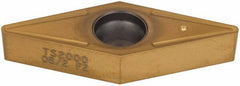 Seco - VBMT332 F2 Grade TS2000 Carbide Turning Insert - TiAlN/TiN Finish, 35° Diamond, 3/8" Inscr Circle, 3/16" Thick, 1/32" Corner Radius - Industrial Tool & Supply
