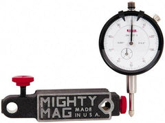 SPI - 0.001" Graduation, 0-100 Dial Reading, Indicator & Base Kit - 4-1/2" Base Length x 1-1/4" Base Width x 1" Base Height, 2" Dial Diam - Industrial Tool & Supply