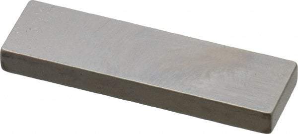 Mitutoyo - 0.118" Rectangular Steel Gage Block - Accuracy Grade 0, Includes Certificate of Inspection - Industrial Tool & Supply