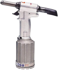 HUCK - Up to 1/4" Capacity, Air Riveting Hammer - 0.683" Long Stroke, 1/4" Inlet - Industrial Tool & Supply