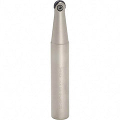 Iscar - 5/8" Cut Diam, 3/4" Shank Diam, 6-1/2" OAL, Indexable Ball Nose End Mill - 2-1/2" Head Length, Straight Shank, HCM D.62 Toolholder, HBF-QF, HBR-QF, HCD-QF, HCR Insert - Industrial Tool & Supply