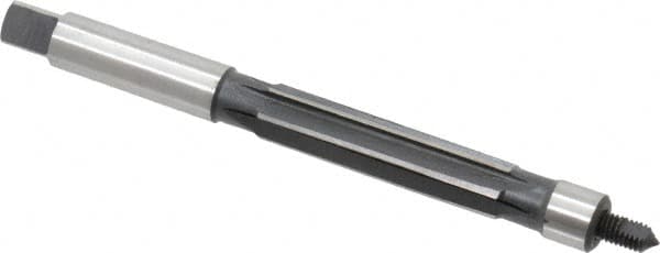 Made in USA - 7/16" Reamer Diam, 0.4325" Diam Straight Shank, 1-3/4" Flute Length, Hand Expansion Reamer - Industrial Tool & Supply