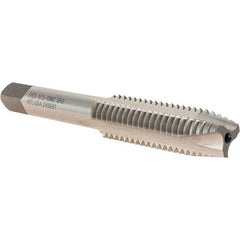 Union Butterfield - 1/2-13 UNC, 3 Flute, Bright Finish, High Speed Steel Spiral Point Tap - Plug Chamfer, Right Hand Thread, 3-3/8" OAL, 1-21/32" Thread Length, 0.367" Shank Diam, 3B Class of Fit, Series 1585 - Exact Industrial Supply