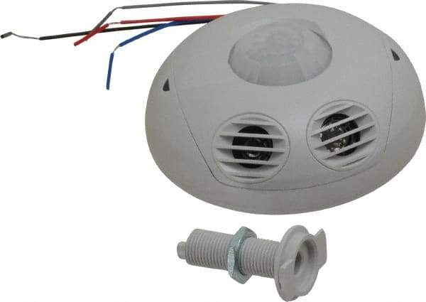 Leviton - 500 Square Ft. Coverage, Infrared and Ultrasonic Occupancy Sensor Wall Switch - 24 VDC, Off-White - Industrial Tool & Supply