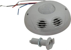 Leviton - 500 Square Ft. Coverage, Infrared and Ultrasonic Occupancy Sensor Wall Switch - 24 VDC, Off-White - Industrial Tool & Supply