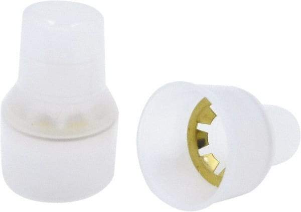 Ideal - 14 to 4 AWG Compatible, Nylon Insulation, Splice Cap Butt Splice Terminal - Opaque - Industrial Tool & Supply