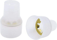 Ideal - 14 to 4 AWG Compatible, Nylon Insulation, Splice Cap Butt Splice Terminal - Opaque - Industrial Tool & Supply
