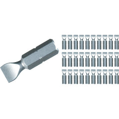 Square Contractor Grade Insert Bits #3 × 25mm (30 Piece Bulk Pack) - Industrial Tool & Supply