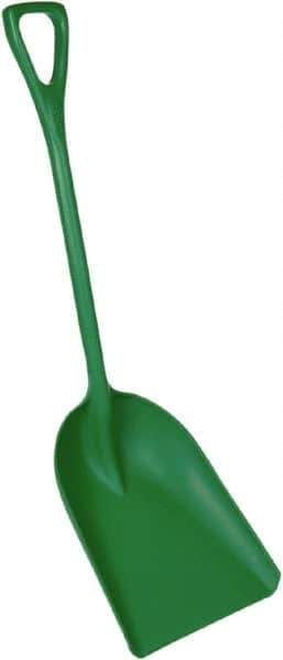 Remco - 17-1/8" High Square Plastic Shovel - 27" Long D-Grip Handle - Industrial Tool & Supply