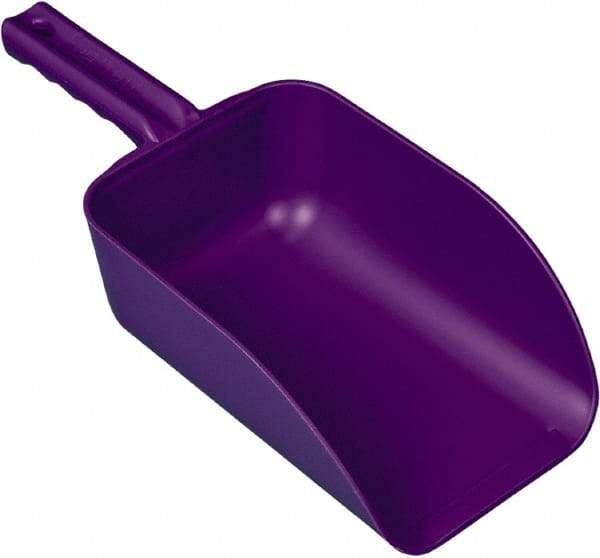 Remco - 82 oz Purple Polypropylene Flat Bottom Scoop - 5.9" Wide x 3.3" Deep Bowl, 15.1" OAL - Industrial Tool & Supply