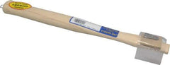 Made in USA - 14" Long Replacement Handle for Ball Pein, Machinist & Riveting Hammers - 15/16" Eye Length x 17/32" Eye Width, Hickory, Material Grade Type A - Industrial Tool & Supply