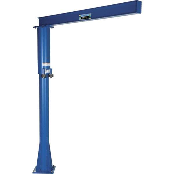 Vestil - 600 Lb Load Capacity, Steel Jib Crane - 6' Span - Industrial Tool & Supply