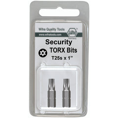 Security Torx Insert Bit On 5/16″ Hex Drive T40s × 35mm (2 Bit Pack) - Industrial Tool & Supply