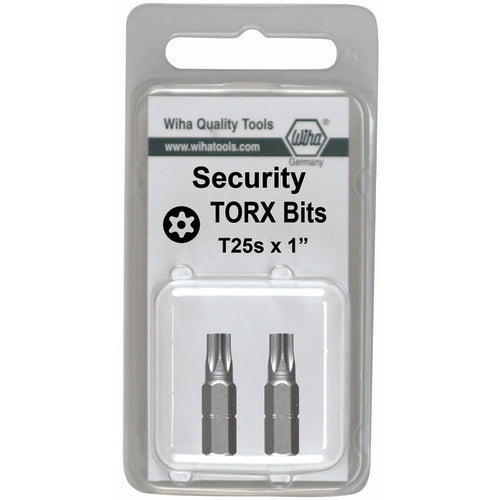 Security Torx Insert Bit On 5/16″ Hex Drive T55s × 35mm (2 Bit Pack) - Industrial Tool & Supply
