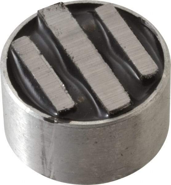 Mag-Mate - 5/16-18 Thread, 1-1/4" Diam, 3/4" High, 18 Lb Average Pull Force, Neodymium Rare Earth Pot Magnet - Aluminum Insulated - Industrial Tool & Supply