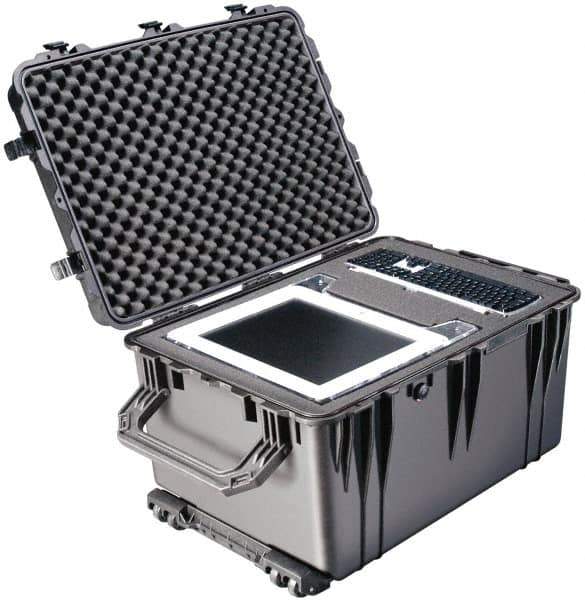 Pelican Products, Inc. - 23" Wide x 23" Deep x 19-31/64" High, Clamshell Hard Case - Black, Plastic - Industrial Tool & Supply