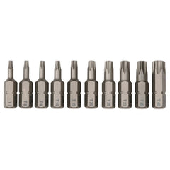 10PC TORX INSERT BIT SET - Industrial Tool & Supply