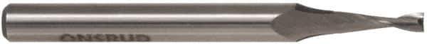 Onsrud - 3/4" Cutting Diam x 1-1/4" Length of Cut, 2 Flute, Upcut Spiral Router Bit - Uncoated, Right Hand Cut, High Speed Steel, 3-1/4" OAL x 1/2" Shank Diam, Double Edge, 19 to 32° Helix Angle - Industrial Tool & Supply