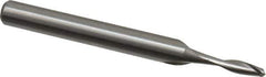 Onsrud - 1/8" Cutting Diam x 3/8" Length of Cut, 2 Flute, Upcut Spiral Router Bit - Uncoated, Right Hand Cut, High Speed Steel, 2-5/8" OAL x 1/4" Shank Diam, Double Edge, 19 to 32° Helix Angle - Industrial Tool & Supply