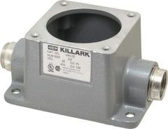 Hubbell Killark - 30 Amp, 3/4 Inch Hub Size, Metallic Pin and Sleeve Back Box - 250 VDC, 600 VAC - Industrial Tool & Supply