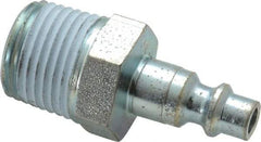 CEJN - 1/2 Male NPT Industrial Pneumatic Hose Connector - Steel Zinc-Plated, 1/4" Body Diam - Industrial Tool & Supply