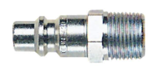 CEJN - 3/8 Male NPT ARO Pneumatic Hose High Flow Connector - Steel Zinc-Plated, 1/4" Body Diam - Industrial Tool & Supply