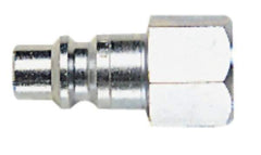 CEJN - 3/8 Female NPT Industrial Pneumatic Hose High Flow Connector - Steel Zinc-Plated, 3/8" Body Diam - Industrial Tool & Supply