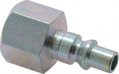 CEJN - 3/8 Female NPT ARO Pneumatic Hose High Flow Connector - Steel Zinc-Plated, 1/4" Body Diam - Industrial Tool & Supply