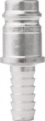 CEJN - Hose Barb European High Flow Pneumatic Hose High Flow Connector - Steel Zinc-Plated, 3/8" Body Diam, 1/4" Hose ID - Industrial Tool & Supply