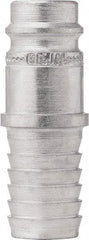 CEJN - Hose Barb European High Flow Pneumatic Hose High Flow Connector - Steel Zinc-Plated, 3/8" Body Diam, 1/2" Hose ID - Industrial Tool & Supply