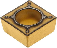 Sumitomo - SCMT32.51 ESU Grade AC700G Carbide Turning Insert - TiC Finish, 90° Square, 3/8" Inscr Circle, 5/32" Thick, 1/64" Corner Radius - Industrial Tool & Supply