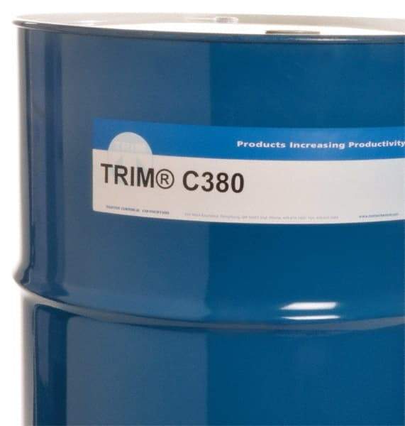 Master Fluid Solutions - Trim C380, 54 Gal Drum Grinding Fluid - Synthetic, For Machining - Industrial Tool & Supply