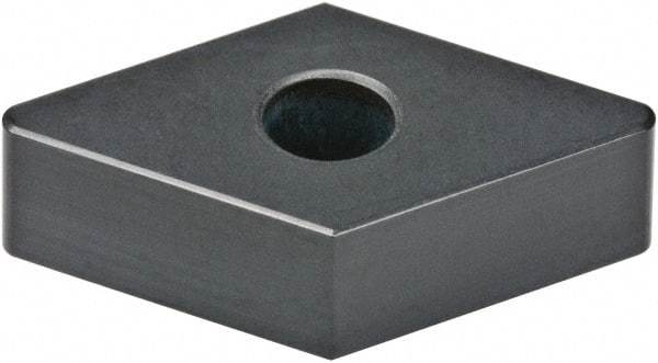 Kennametal - DNMA332 S0820 Grade KB1340 PCBN Turning Insert - Uncoated, 55° Diamond, 3/8" Inscr Circle, 3/16" Thick, 1/32" Corner Radius - Industrial Tool & Supply