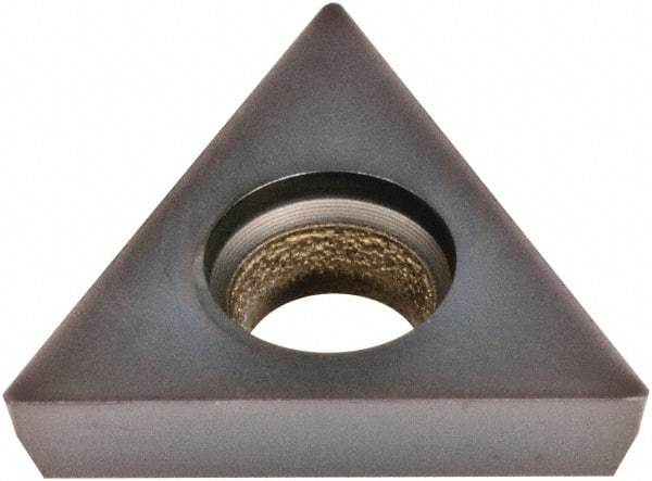 Kennametal - TPGW215 MT Grade KB1630 PCBN Turning Insert - Uncoated, 60° Triangle, 1/4" Inscr Circle, 3/32" Thick, 1/64" Corner Radius - Industrial Tool & Supply