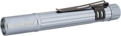 PRO-SAFE - LED Bulb, 8 Lumens, Mini Flashlight - Blue Aluminum Body, 1 AAA Alkaline Battery Not Included - Industrial Tool & Supply