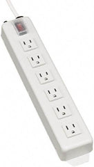 Tripp-Lite - 6 Outlets, 120 VAC15 Amps, 15' Cord, Power Outlet Strip - Keyhole, Tab Mount, 5-15 NEMA Configuration, 13-3/4" Strip - Industrial Tool & Supply