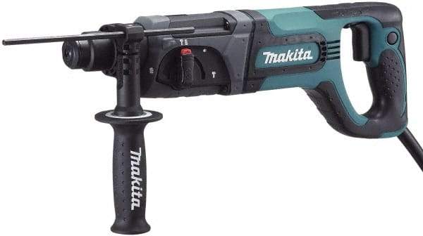 Makita - 120 Volt 1" SDS Plus Chuck Electric Rotary Hammer - 0 to 4,500 BPM, 0 to 1,100 RPM, Reversible - Industrial Tool & Supply