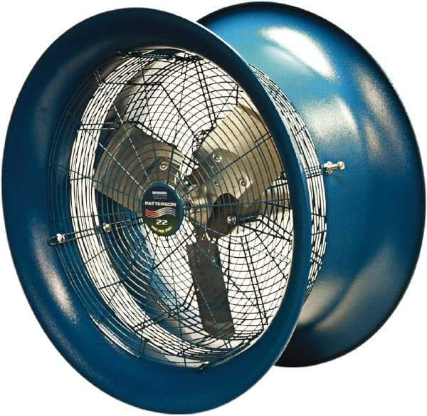 Patterson Fan - 22" Blade, 1/2 hp, 5,570 CFM, Industrial Circulation Fan - Suspension, 115 AC Volts, 6 Amps, 1 Speed - Industrial Tool & Supply