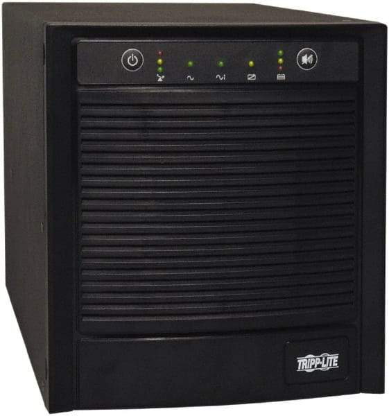 Tripp-Lite - 20 Amp, 2,200 VA, Tower Mount Line Interactive Backup Uninterruptible Power Supply - Backup 5 min with Full Load & 12 min with Half Load, 120 VAC Input & Output, 1,600 Watt Output, 1 Phases, 8 Outlets - Industrial Tool & Supply
