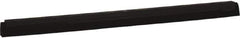 Vikan - 28" Foam Rubber Blade Squeegee Refill - Double Edge, Black, Plastic Holder - Industrial Tool & Supply