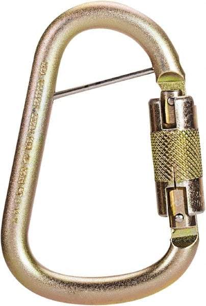 MSA - Auto Locking Carabiner - Steel - Industrial Tool & Supply
